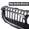 G-PLUS Front Bumper Grille Upper Black/Chrome Compatible with 2018-2020 Buick Regal TourX 39119344