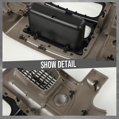 G-PLUS Center Dash Radio Bezel Storage Cubby Vents Compatible with 2005-2006 Nissan Altima Dashboard Cover