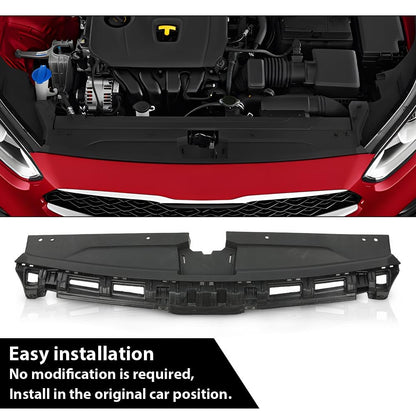 G-PLUS Front Upper Bumper Grille & Radiator Sight Shield Cover Compatible with Kia Forte 2019-2021 KI1224116 KI1200205 86370M7000 86350M7010