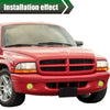 G-PLUS Front Bumper Fog Light Compatible with Dodge Dakota Pickup Truck 1997-2000/Durango SUV 1998-2000 Driving Fog Lamps Driver & Passenger Side Pair,Smoky lens