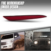 G-PLUS Rear Bumper Reflector Lamp Right Side Compatible with Tesla Model 3 2017-2023 1077407-00-F, 107740700F Red