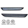G-PLUS LED Rear Side Marker Lights Lamps Pair DARK Smoke Compatible with Ford Mustang 2015-2022 FR3Z-15A201-A, FR3Z-15A101-A, FR3Z15A201A, FR3Z15A101A