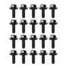 G-PLUS Body Bolts- M6-1.0 x 20mm Long- 10mm Hex- 17mm Washer- 20 Bolts- #171 Compatible with Honda