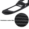 G-PLUS Carbon Fiber Door Lock Switch Button Panel Cover Trims Compatible with Chevy Corvette C8 2020 2021 2022 2023