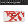 G-PLUS Coin Slabs Storage Box INTERCEPT Shield for 50 Certified Coins Holders (White)