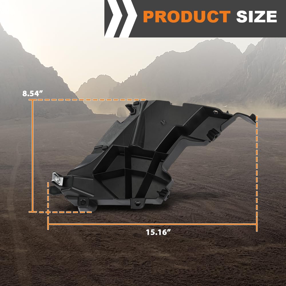 G-PLUS Front Bumper Mounting Support Bracket Retainer Right Side Compatible with Audi A7 S7 2012-2018 4G8-807-284-C, 4G8807284C, 4G8 807 284 C, AU807284R Direct OE Fit Black