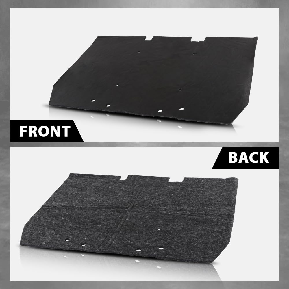 G-PLUS Hood Insulation Heat Blanket Pad 1/2" with Clips Compatible with 1987-1995 Range Rover Classic