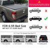 G-PLUS Lock & Soft Four Fold Truck Tonneau Cover Compatible with 2015 2016 2017 2018 2019 2020 Ford F150 with 6.5 Feet 6.5' / 78 Inch Bed Only