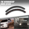 G-PLUS Rear Wheel Arch Fender Flare Molding Trim Left+Right Compatible with Tesla Model X 2016-2023 Black