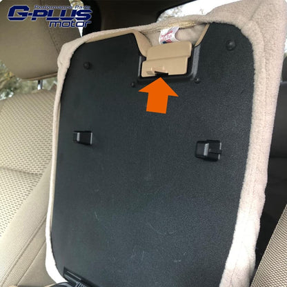 G-PLUS (Multi Color Center Console Latch, Compatible with F150 2010-2018, for BL34-18672A66 ABS Plastic Black