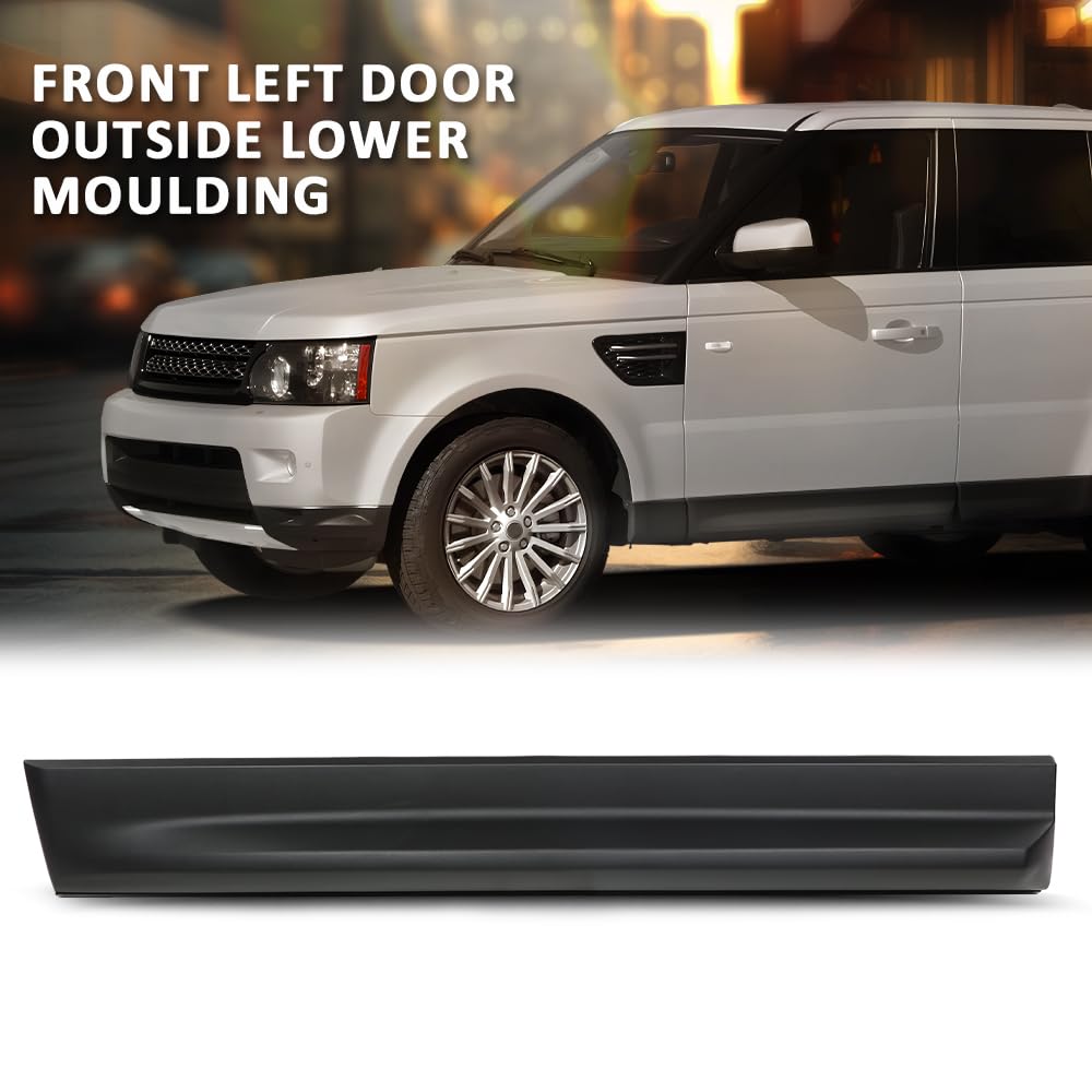 G-PLUS Front Left Door Outside Lower Moulding Compatible with Range Rover Sport 2010-2013