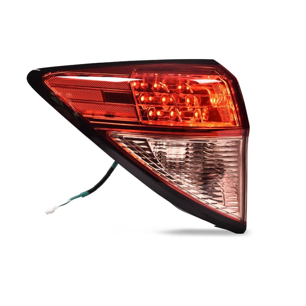 G-PLUS Tail Light Compatible With 2016 2017 2018 Honda HR-V EX/LX/EX-L Sport Utility 4-Door Sedan,(NOT Have the Side Light),Automotive Outer Brake Rear Lamp, Driver Side (Left) Luces TraserasAssembly
