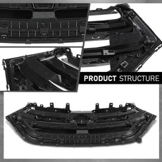 G-PLUS Front Upper Grille for Ford Edge 2015-2018 Gloss Black Product Specifications