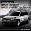 G-PLUS Front Upper Bumper Cover Fascia, Compatible with Chevy Traverse 2013-2017, W/o Parking Aid Sensor Holes, 23328140, GM1014107