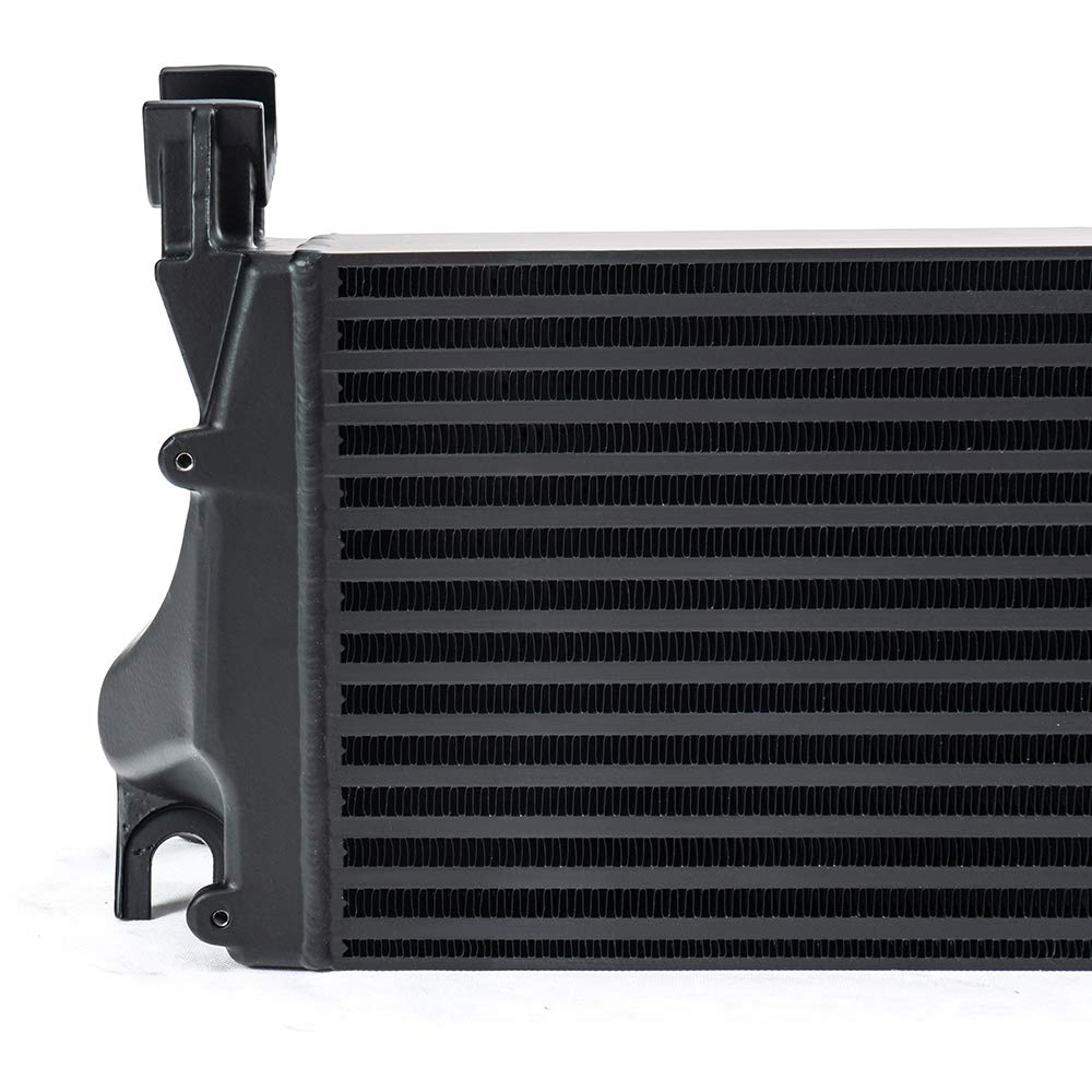 G-PLUS Charge Air Cooler/Intercooler Compatible With 2013-2018 Ram 2500 3500 6.7L Aluminum Tank Tube & Fin Core Black