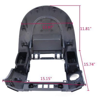 G-PLUS Center Dash Bezel Finisher Panel w/Cigarette Lighter Compatible with 2004 2005 2006 Nissan Titan XE SE Armada SE Radio AC Instrument Panel Lid 682578S800
