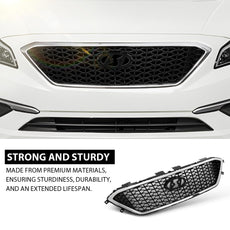 G-PLUS Front Bumper Upper Grille for Hyundai Sonata 2015-2017 Close-up View