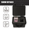 G-PLUS Graded Card Storage Box for BGS PSA SGC FGS Weatherproof Graded Sports Trading Cards(Small, Black)