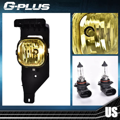 G-PLUS Bumper Driving Fog Lights Lamp Compatible with 2005-2007 Ford F250 F350 F450 F550 Super Duty / 2005 Ford Excursion Driver & Passenger Side Fog Lamp Accessories