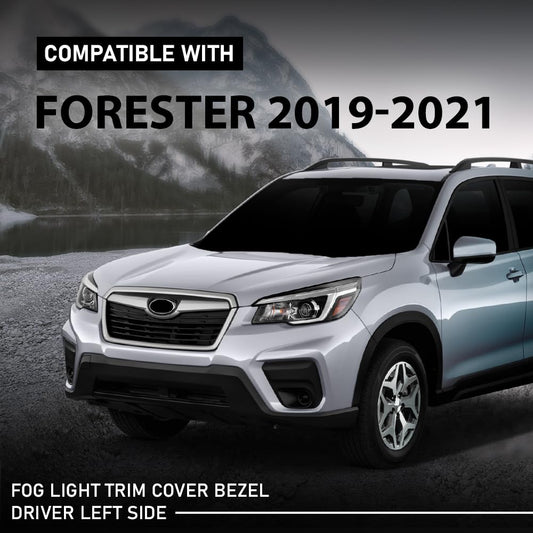 G-PLUS Fog Light Trim Cover Bezel Driver Side Compatible with Subaru Forester 2019-2021 57731SJ050