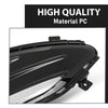 G-PLUS Front Fog Lights Lamp Cover Chrome Trim Bezel Compatible with Ford Edge 2019-2022 KT4Z15266CA, KT4Z15266CB Black