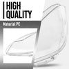 G-PLUS Headlight Lens Cover Compatible with Benz C-Class W204 2011-2015 A2048203539, A2048203639 Left & Right Front Headlamp Lens Cover Clear