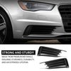 G-PLUS Pair Front Lower Bumper Grilles Covers, Compatible with Audi A3 S3 2013-2017, Left Driver & Right Passenger Side 2PCS, 8V5807682, 8V5807681