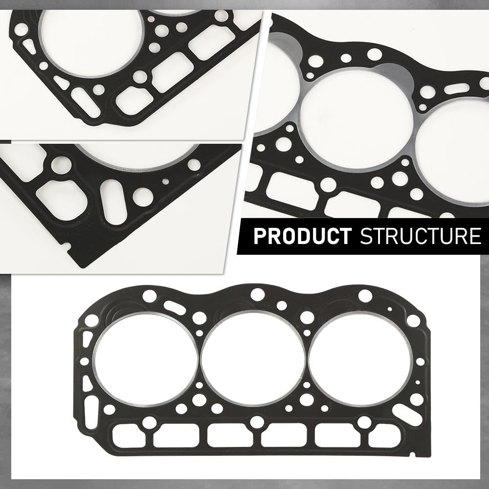 G-PLUS Engine Head Gasket Set Compatible with Briggs & Stratton 825528/Fit Daihatsu DM950 DM950D/Fit Toro 107-9907