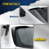 G-PLUS Rear Window Spoiler Side Wing Trim Cover Compatible with BMW X4 2019-2020 All Models (Matte Black)