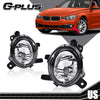 G-PLUS Pair Front Bumper Fog Lights Compatible with 2012-2014 BMW 328i xDrive sedan BM2592142 / BM2593142 Fog Lamp Accessories neblineros para autos delantero faros antiniebla