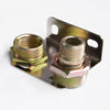 G-PLUS Aluminum Oil Filter Relocation Male Sandwich Fitting Adapter Plate Kit 3/4X16 / M20X1.5 Red and Black