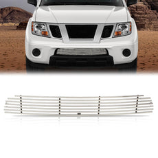 G-PLUS Grille Insert Front Bumper for Nissan Frontier 2009-2021 Chrome Billet