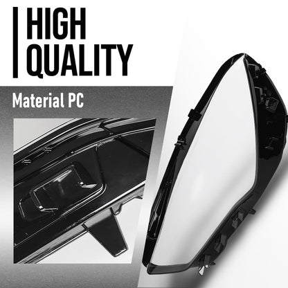 G-PLUS Headlight Lens Cover Compatible with Benz CLA-Class W118 CLA250 CLA35 AMG 2020-2022 Left & Right Front Headlamp Lens Cover Clear