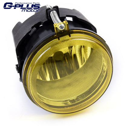 G-PLUS 2pcs Set Fog Light Bumper Lamps Compatible with Dodge Challenger Charger Nitro Avenger Caliber Yellow Lens (Bulbs are included)