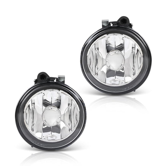 G-PLUS Fog Light Lamp Pair of Left & Right Side Compatible with BMW X1 2016-2019 / X2 2018-2021 Fit BMW X3 2011-2017 / X4 2015-2018 w/o Adaptive Headlamps 63177238787, 63177238788 Black