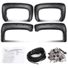 G-PLUS Fender Flares Compatible with 2007-13 Chevy Silverado 1500/2007-14 Silverado 2500HD 3500HD, 78.0"/97.6" Long Bed(for Regular Cab & Extended Cab), Textured Pocket Riveted [Not Fit Gmc Sierra]