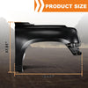 G-PLUS Front Right Passenger Side Fender Compatible with GMC Yukon/Yukon XL(submodel: Denali, SLE, SLT) 2015-2020 23272197, 22756426, 84216912, GM1241390 Black