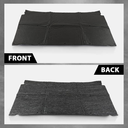 G-PLUS Hood Insulation Pad 1/2" Compatible with Chevy Caprice Impala 1991-1996 Black