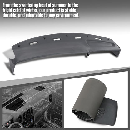 G-PLUS TPE Dash Cover Dashboard Compatible with Dodge Ram 1500 2500 3500 Truck 1994-1997 Gray
