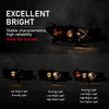 G-PLUS Projector Headlights Assembly Compatible with Mazda 3 4-Door Sedan 2004-2009,NOT Fit Hatchback Models, Headlamps,faros delanteros Clear Lens Black Housing Amber Reflector Left & Right