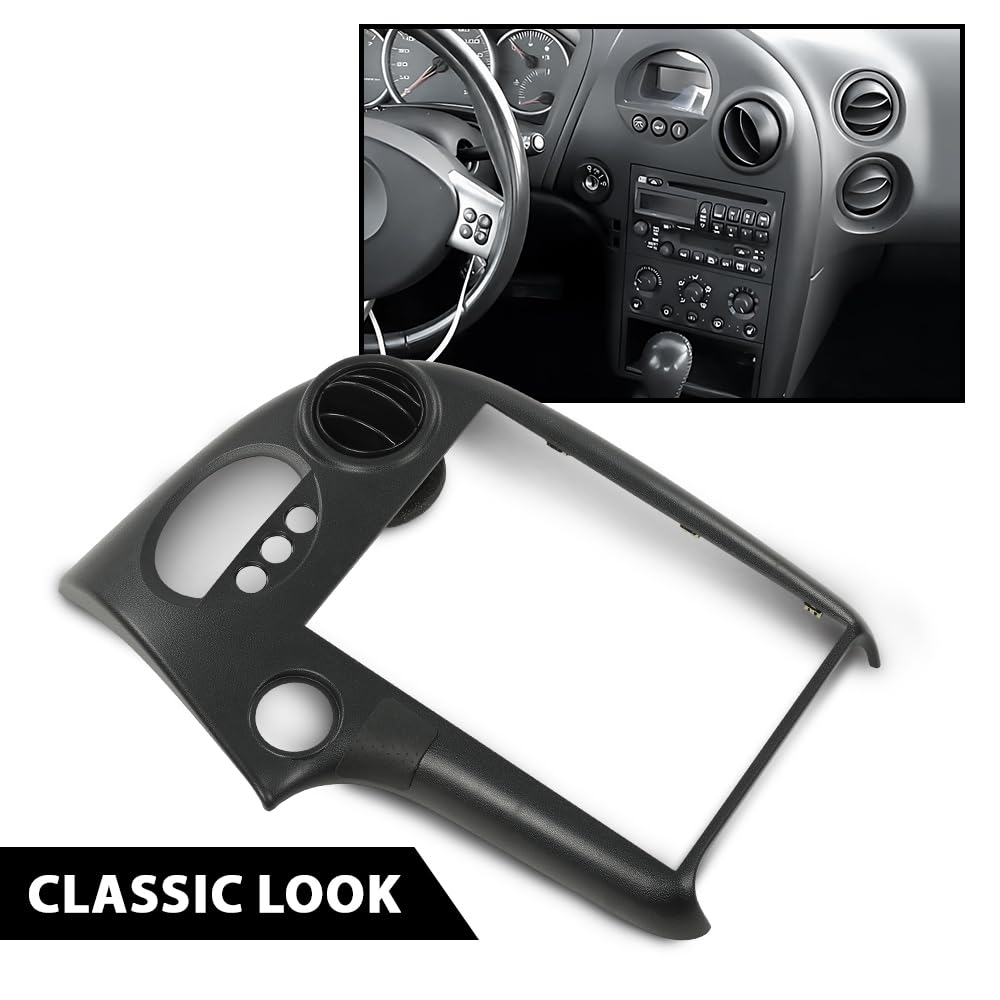 G-PLUS Center Dash Radio Bezel Trim 3 Button Compatible with Pontiac Grand Prix 2004-2008