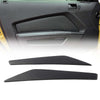 G-PLUS Door Panel Insert Compatible with 2010-2014 Ford Mustang Door Panel Smooth Black Left & Right Side 12-15LL-BLK