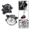 G-PLUS Front Bumper Fog Lights Compatible with Honda Civic 2/4dr Models 2016-2017 Clear Lamps+Switch+Bulbs, neblineros para autos delantero,faros antiniebla(Not fit Touring & SENS models)
