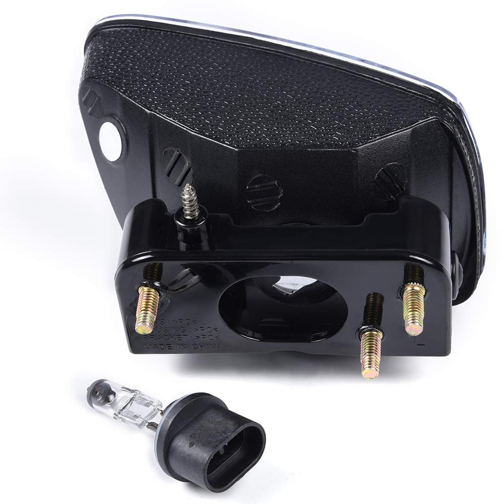 G-PLUS Bumper Fog Lights Compatible With 02-09 Chevy Trailblazer,Driving Fog Lamps W/o Wiring Harness Driver & Passenger Side Clear Lens