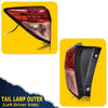 G-PLUS Tail Light Compatible With 2016 2017 2018 Honda HR-V EX/LX/EX-L Sport Utility 4-Door Sedan,(NOT Have the Side Light),Automotive Outer Brake Rear Lamp, Driver Side (Left) Luces TraserasAssembly