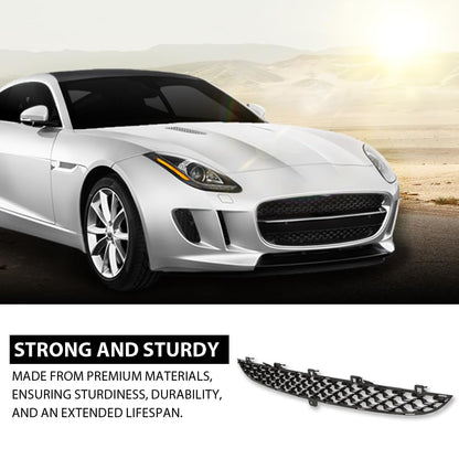 G-PLUS Front Bumper Grille Grill Compatible with Jaguar F-Type 2014-2017 Replacement for T2R2860