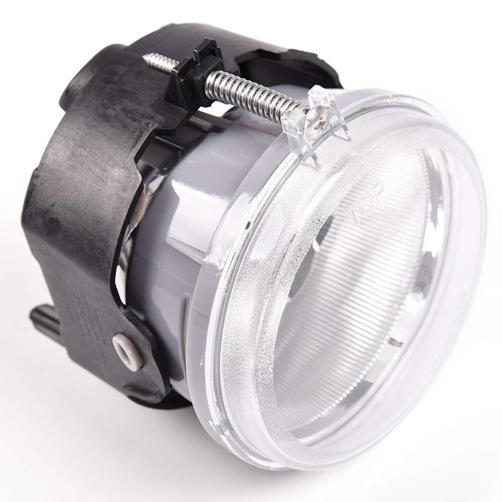 G-PLUS Front Bumper Fog Lights Compatible with 2010-2011 Dodge Grand Caravan Nitro / 2010-2013 Chrysler Town & Country / 2010-2012 Dodge Caliber Driving Fog Lamps Driver Or Passenger Side Clear Lens
