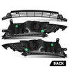G-PLUS Front Bumper Grille & Fog Lights & Fog Lamp Covers Set 5PCS, Compatible with Volkswagen CC 2013-2017, VW2592125, 3C8941700, 3C8 854 661