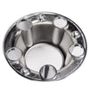 G-PLUS Chrome Wheel Hub Center Caps with 12 mounting Screws, Compatible with Ford F150 Truck/Bronco 1980-1996, Fit Ford Van 1992-1996 4x4 Front 4WD Wheel Drive