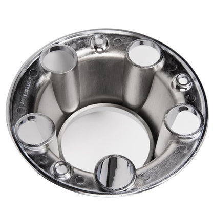 G-PLUS Chrome Wheel Hub Center Caps with 12 mounting Screws, Compatible with Ford F150 Truck/Bronco 1980-1996, Fit Ford Van 1992-1996 4x4 Front 4WD Wheel Drive